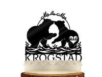 Bear Wedding Cake Topper - OwlTopThat