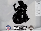 Mermaid Light Switch Plate Cover - Custom Acrylic Wall Decor - Toggle Rocker Outlet - OwlTopThat