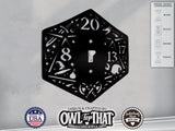 Dungeons and Dragons D20 Dice Light Switch Plate Cover - Custom Acrylic Wall Decor - Toggle Rocker Outlet - OwlTopThat