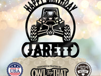 ATV Off-Road Custom Cake Topper - Personalized Name - Off-Road Birthday Decor