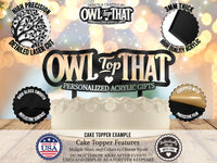 Elf Princess and King - Personalized Date - Fantasy Themed - Custom Wedding Cake Topper - OwlTopThat