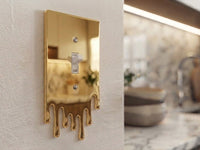 Melting Light Switch Plate Cover: Modern Fun Home Decorating Ideas