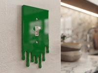 Melting Light Switch Plate Cover: Modern Fun Home Decorating Ideas
