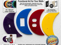 Moon Light Switch Plate Cover: Modern Fun Home Decorating Ideas