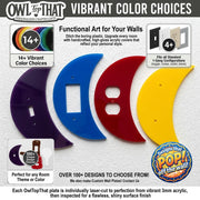 Moon Light Switch Plate Cover: Modern Fun Home Decorating Ideas