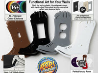 Cowboy Boot Light Switch Plate Cover: Western Modern Home Decorating Ideas