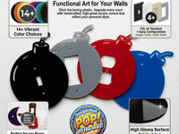 Bomb Light Switch Plate Cover: Gamer Room Decor & Fun Kids Bedroom Wall Art