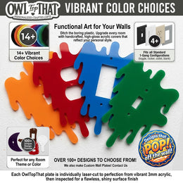 Dripping Light Switch Plate Cover: Modern Fun Home Decorating Ideas
