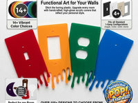 Melting Light Switch Plate Cover: Modern Fun Home Decorating Ideas