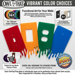 Melting Light Switch Plate Cover: Modern Fun Home Decorating Ideas