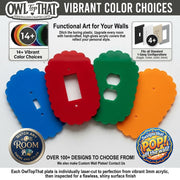 Scalloped Light Switch Plate Cover: Modern Fun Home Decorating Ideas