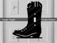 Cowboy Boot Light Switch Plate Cover: Western Modern Home Decorating Ideas