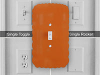 Trendy Retro Curvy Light Switch Plate Cover: Modern Fun Home Decorating Ideas