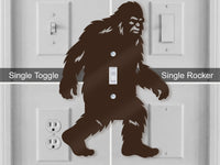Bigfoot Light Switch Plate Cover: Modern Fun Sasquatch Home Decorating Ideas - OwlTopThat