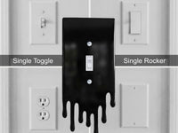 Melting Light Switch Plate Cover: Modern Fun Home Decorating Ideas