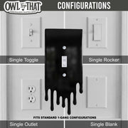 Melting Light Switch Plate Cover: Modern Fun Home Decorating Ideas