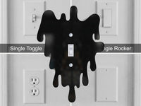 Dripping Light Switch Plate Cover: Modern Fun Home Decorating Ideas
