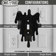 Dripping Light Switch Plate Cover: Modern Fun Home Decorating Ideas