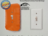 Trendy Retro Curvy Light Switch Plate Cover: Modern Fun Home Decorating Ideas