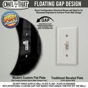 Moon Light Switch Plate Cover: Modern Fun Home Decorating Ideas