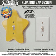 Star Light Switch Plate Cover: Modern Fun Kids Home Decorating Ideas