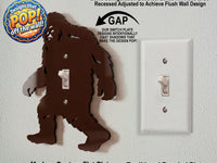 Bigfoot Light Switch Plate Cover: Modern Fun Sasquatch Home Decorating Ideas - OwlTopThat