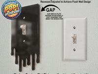 Melting Light Switch Plate Cover: Modern Fun Home Decorating Ideas