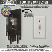 Melting Light Switch Plate Cover: Modern Fun Home Decorating Ideas