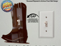 Cowboy Boot Light Switch Plate Cover: Western Modern Home Decorating Ideas