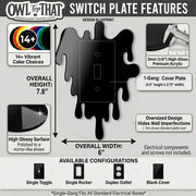 Dripping Light Switch Plate Cover: Modern Fun Home Decorating Ideas