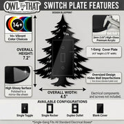 Tree Light Switch Plate Cover: Nature Modern Home Decorating Ideas
