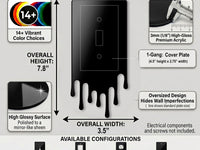 Melting Light Switch Plate Cover: Modern Fun Home Decorating Ideas