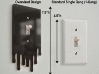 Melting Light Switch Plate Cover: Modern Fun Home Decorating Ideas