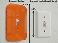 Trendy Retro Curvy Light Switch Plate Cover: Modern Fun Home Decorating Ideas
