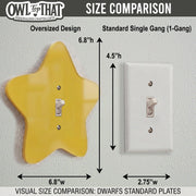 Star Light Switch Plate Cover: Modern Fun Kids Home Decorating Ideas