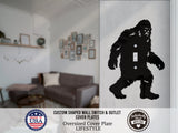 Bigfoot Light Switch Plate Cover - Custom Acrylic Fantasy Wall Decor - Toggle Rocker Outlet - OwlTopThat