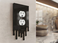 Melting Light Switch Plate Cover: Modern Fun Home Decorating Ideas