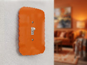 Trendy Retro Curvy Light Switch Plate Cover: Modern Fun Home Decorating Ideas