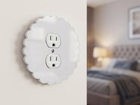 Scalloped Light Switch Plate Cover: Modern Fun Home Decorating Ideas