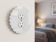 Scalloped Light Switch Plate Cover: Modern Fun Home Decorating Ideas