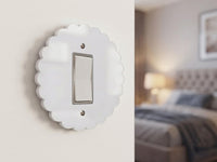 Scalloped Light Switch Plate Cover: Modern Fun Home Decorating Ideas