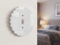 Scalloped Light Switch Plate Cover: Modern Fun Home Decorating Ideas
