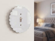 Scalloped Light Switch Plate Cover: Modern Fun Home Decorating Ideas