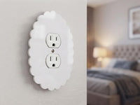 Scalloped Light Switch Plate Cover: Modern Fun Home Decorating Ideas