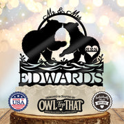 Bear Wedding Cake Topper - OwlTopThat