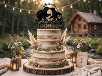 Bear Wedding Cake Topper - OwlTopThat