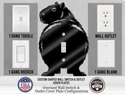 Capybara Butt Light Switch Plate Cover – Acrylic Pet Room Decor Wall Plate