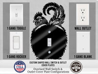 Chicken Butt Light Switch Plate Cover – Acrylic Pet Room Decor Wall Plate