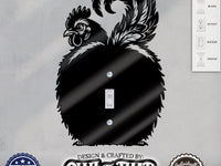 Chicken Butt Light Switch Plate Cover – Acrylic Pet Room Decor Wall Plate