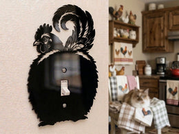 Chicken Butt Light Switch Plate Cover – Acrylic Pet Room Decor Wall Plate